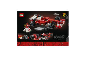 Конструктор для взрослых от 18лет №11375 Ferrari F2004&Michael Schumacher Icons Lego 735эл