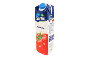 Сік відновлений пастеризований томатний Santal т/п 1л