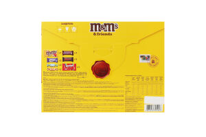 Набор драже, конфет, батончиков, печенья и жевательных драже Средняя бандероль M&M's&Friends к/у 190г