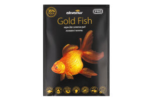 Корм д/акваріумних риб Меню д/золотих рибок плаваючі пелети 10г Акваріус