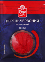 Перець чилі червоний подрібнений Fine Life м/у 20г