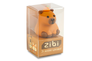 Ластик фигурка №ZB.5429 Смешные капибары Kids line ZiBi 1шт в ассорт