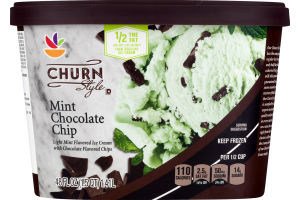 Ahold Churn Style Ice Cream Mint Chocolate Chip