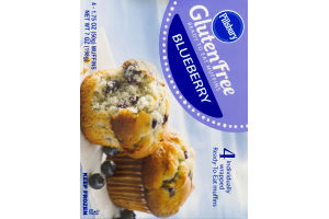 Pillsbury Gluten Free Muffins Blueberry - 4 CT