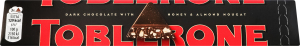 Шоколад черный с медово-миндальной нугой Toblerone к/у 100г