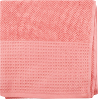 Рушник світло-теракотовий махровий з вафельним бордюром 70*140см 450г/м2 ГМ Текстайл