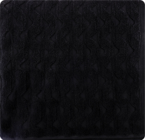 Рушник чорний махровий жакард 70*140см 500г/м2 ГМ Текстайл