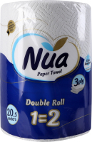 Рушники паперові Nua Double Roll 1=2 3шари