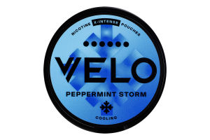 Подушечки нікотиновмісні безтютюнові Peppermint Storm Екстра-інтенсивні Velo 20х0.7г