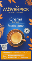 Кофе натуральный жареный молотый в капсулах Lungo Crema Movenpick к/у 57г