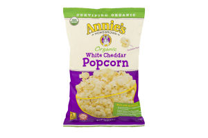 Annie's Homegrown Organic Popcorn White Cheddar