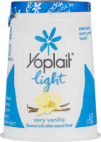 Yoplait Light Yogurt Very Vanilla
