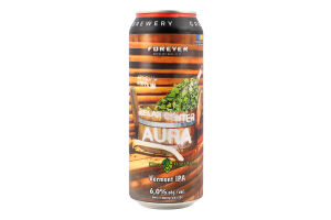 Пиво Relax Center Aura Vermont IPA світле нефільтроване 6% 0,5л ж/б Forever