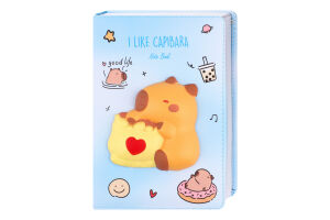 Блокнот ZiBi KidsLine Capybara А5 зі сквішем 80арк