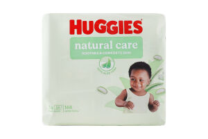 Салфетки влажные для детей Natural Care Huggies 3х56шт