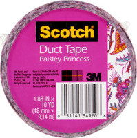 Scotch Duct Tape Paisley Princess