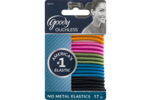 Goody Ouchless No Metal Elastics - 17 CT