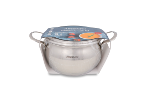 Каструля Gemini Liguria 3л нержавіюча сталь з скляною кришкою Ardesтo