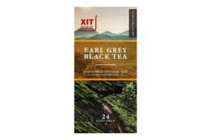 Чай черный байховый мелкий с ароматом бергамота Earl Grey Хіт продукт к/у 24х1.5г