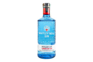 Джин 0.7л 41.3% Distiller's cut London dry Whitley Neill бут