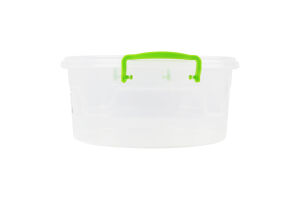 Контейнер універсальний 2.1л 210х200х93мм №3 Круглий Ал-Пластик 1шт