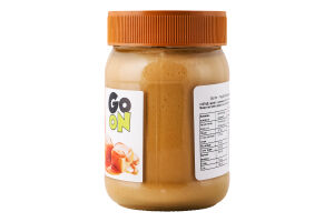 Паста арахісова високобілкова зі смаком солоної карамелі Protein Go On Nutrition с/б 350г