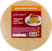 Коржи вафельные для торта Lekorna м/у 140г