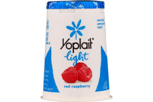 Yoplait Light Fat Free Yogurt Red Raspberry