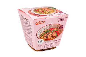 Локшина удон з куркою та грибами