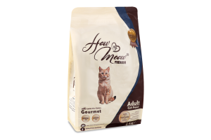 Корм д/дорослих котів Gourmet ягня курка риба сухий 2кг How Meow