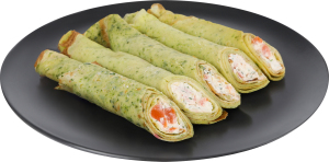 Блинчики Красочные с филе форели