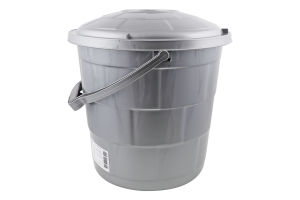 Ведро с крышкой 10л №211303 Follow Me 1шт