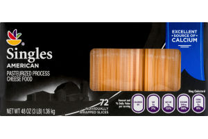 Ahold Cheese Singles American - 72 CT
