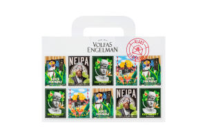 Набір пива 4х0.5л Beer mail Volfas Engelman к/у