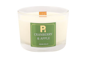 Свічка соєва ароматична дерев"яний гніт 8*6см Пако ІФ