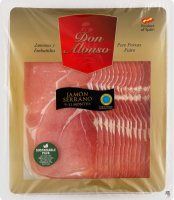Хамон Серрано с/в 9-11місяців нарізка 250г в/у Дон Алонсо