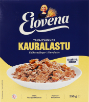Пластівці вівсяні хрусткі цільнозернові Elovena к/у 350г