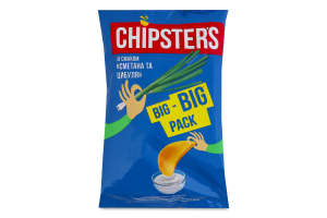 Чипсы картофельные Сметана и лук Chipster's м/у 150г