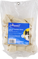 Companion Natural Rawhide Chews For Dogs 6 Inch - 4 CT