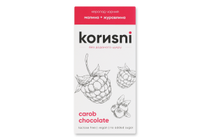 Журавлина в чорному шоколаді без цукру Korиsni к/у 85г