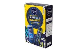 Набор Гель для душа Полное расслабление 250мл + Антиперспирант Deep Sport 150мл Keep it relaxed Nivea Men 2шт