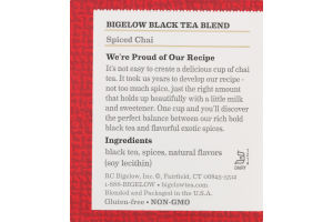 Bigelow Spiced Chai Black Tea - 20 CT