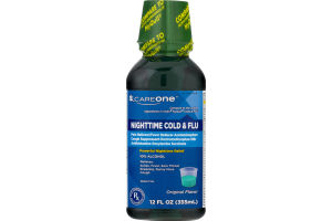 CareOne Nighttime Cold & Flu Relief Original