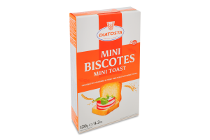 Тосты пшеничные Minigrill Diatosta к/у 120г