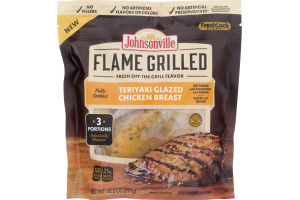 Johnsonville Flame Grilled Chicken Breast Teriyaki Glazed - 3 CT