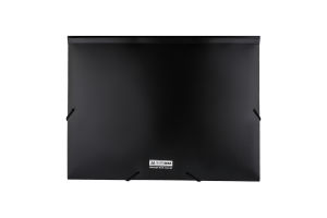 Папка А4 пластик глянцевий на резинках в асортименті Буромакс