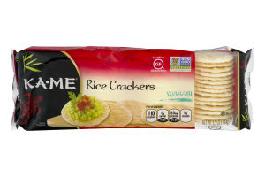 Ka-Me Rice Crackers Wasabi