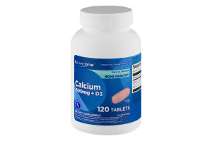 CareOne Calcium 600mg + D3 Tablets - 120 CT