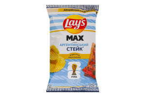Чипсы картофельные Аргетинский стейк Max Lay's м/у 95г