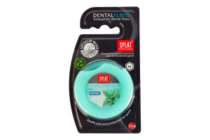 Нить зубная мятная с волокнами серебра 30м Professional Splat 1шт
